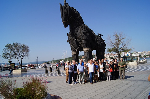 Visi projekto partneriai ekskursijos po Canakkale metu